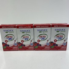 LOT x4 SLIMQUICK PURE Extra Strength Drink Mix Keto Simplified Mixed Berry 10/27 picture