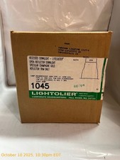 NEW Lightolier 1045 Lytecaster Open Reflector Downlight Specular Champagne Gold picture