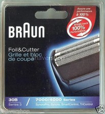 ORIGINAL BRAUN 7000/4000 SYNCRO SERIES 3 Shaver FOIL+CUTTER 30B picture