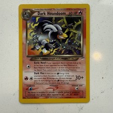 🔥 Pokemon TCG Dark Houndoom 7/105 Neo Destiny Holo Rare English NM-LP picture