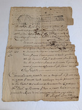1781 Spanish Baptism Certificate Sanlúcar de Barrameda Ecclesiastical Document picture