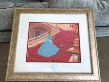 Disney Cinderella Framed Art Print/Lithograph - Cinderella on Staircase picture