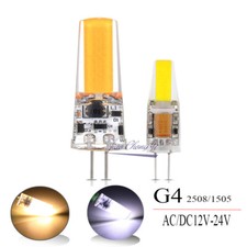1-10PCS G4 1505 COB 2508 LED light bulb White Warm Cabinet Droplight ACDC12V~24V picture