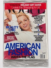 Britney Spears VOGUE Magazine November 2001 Y2K Rare Collector Issue Unopened picture