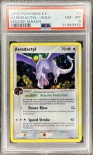 Aerodactyl PSA 8 Pokemon 2006 EX Legend Maker 1/92 Holo Orb Low POP 146 picture