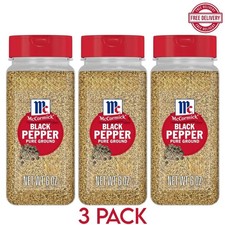 McCormick Pure Ground Black Pepper, 6 oz ( 3 Pack ) picture