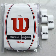 Wilson Pro Comfort Tennis Badminton Overgrip White 15 Pack_Zipper Bag picture