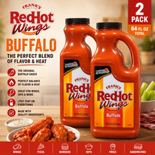 Frank's RedHot Kosher Buffalo Wing Sauce, 32.0 fl oz Jug PACK OF 2 picture