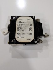 NEW Lot of 5 Airpax IEG2-27546-1-U Circuit Breaker 28A 80VDC 1-Pole NOS picture