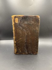 Antique 1828 German Bible Martin Luther Philadelphia Georg W Menk Leather picture