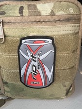RIP IT Energy Drink PVC Military Morale Patch Military Deployment Patch, Veteran picture