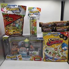Grossery Gang Lot Yucky Mart Playset, Chunky Crunch, Corny Chips, Soda, 4 Bars  picture