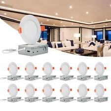 12 Pack 6 Inch 13W 5CCT LED Ceiling Lights Downlights Dimmable with Junction Box picture