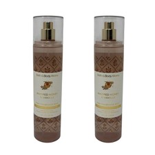 2 NEW Bath & Body Works Whipped Honey & Vanilla Fine Fragrance Body Mist 8 oz picture