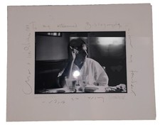 CLIVE BARKER AUTOGRAPHED B&W PHOTOGRAPH, 1988, HELLRAISER, GUION WYLER, HORROR picture