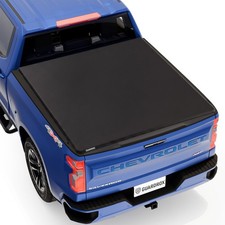 5.8FT Soft Roll Up Tonneau Cover for 07-26 Chevy Silverado/ GMC Sierra 1500 picture