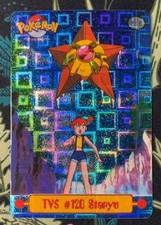 Pokemon Misty Staryu #120 Prism Holo Vintage Vending Sticker -W357 picture