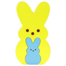 | Peeps | 9” Collectible Yellow and Blue Wooden Nesting Bunnies picture