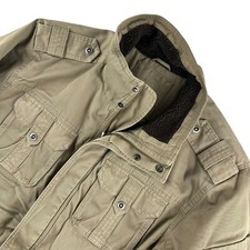 L.L. Bean Men's Sherpa-Lined Cargo Work Jacket Tan • XL picture