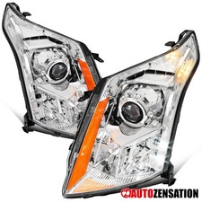 Fit 2010-2016 Cadillac SRX Halogen Projector Headlights Headlamps Left+Right picture