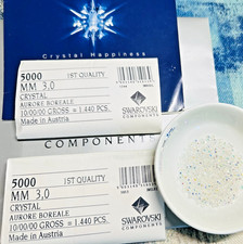 Genuine SWAROVSKI #5000  CLEAR CRYSTAL AB ROUND BEAD ~ 3mm ~ 720 to 1440 pcs picture