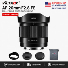 VILTROX 20mm F2.8 Auto Focus STM Full Frame Prime Lens for Sony E-Mount Cameras picture