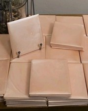 Vintage plastic tiles, 4.25x4.25”,  pink pearl, each tile picture