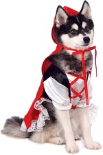 Rubies Pet Little Red Riding Hood Costume for Dog Cat Rabbit Halloween Birthday picture
