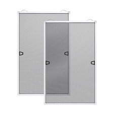 Paramondo 2 Sets DIY Window Screen Frame Kit, White, 46