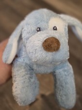 Baby Gund NWT My First Puppy 6” Plush Laying Down Blue Dog Stuffed Lovey 319787 picture