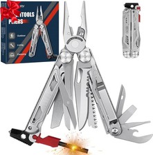 BABURY Multitool Pliers 22-in-1 Stainless Steel EDC Camping Outdoor Survival picture