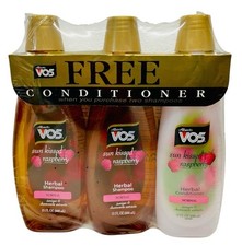 VTG Alberto VO5 Sun Kissed Raspberry Herbal 2x Shampoo And 1x Conditioner 15 Oz picture