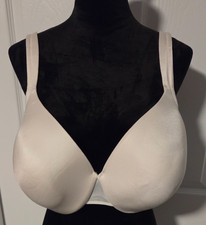 Lane Bryant Cacique Bra 46DD Full Coverage Smooth Molded Cup Cream Ivory Plus picture
