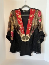 Vintage Spencer Alexis Collections Kimono-Style Jacket Women's L Y2K-era USA picture