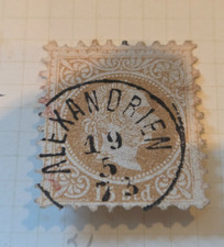 AUSTRIA 1867-83. 8 FRANZ JOSPEH STAMPS. MXD VALUES. NICE CANCELS/ALEXANDRIEN X 2 picture