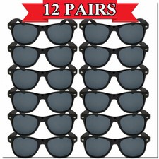 WHOLESALE BULK SUNGLASSES MENS WOMENS CLASSIC SHAPE 12 PACK NEW WITH TAG picture