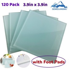 120 Pack Sublimation Personalised Photo Glass Coaster Blanks, 3.9in x 3.9in picture