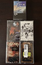 5 ZZ Top Cassettes: Antenna, XXX, Rhythmeen, Recycler (SEALED) & Tejas (OPENED) picture
