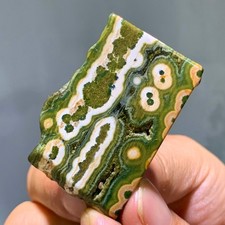 32G Natural Ocean Jasper Crystal SliceLarge Specimen Healing- Museum picture