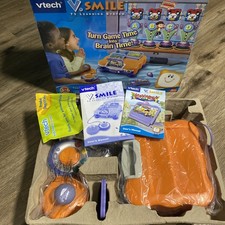 Vintage Vtech V.Smile TV Learning Console complete in original box w/ Alphabet  picture