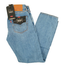 New Levi's Jeans Men's 27x30 Premium Denim Medium Wash Stretch Button Fly picture