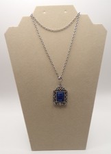 Vtg 1973 Sarah Coventry Roman Holiday Reversible Pendant Necklace 24