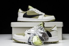 Jo*dan 1 Retro Low Golf Travis Scott Neutral Olive FZ3124-200 Men's shoes Size picture