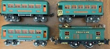 Lionel O Gauge Pre-War 253 Locomotive 607 Pullman (2) 608 Observstion Cars picture