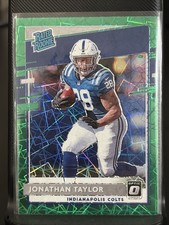 2020 Panini Donruss Optic - Rated Rookies Jonathan Taylor #167 Green Velocity... picture