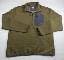 Alaskan Hardgear Duluth Trading Blackburn 1/4 Zip Pullover Ribbed Stretch Men XL picture