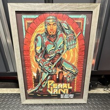 Pearl Jam Detroit, MI Poster Print Oct 16 2014 Joe Louis Arena picture