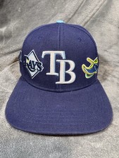 Tampa Bay Rays Hat Cap Snap Back Mens One Size Blue MLB Baseball Pro Standard picture