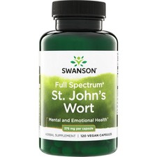 Swanson St. John's Wort (Aerial Parts) Capsules, 375 mg, 120 Count picture