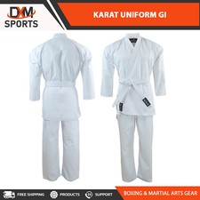 DXM Karate Uniform Lightweight Karate Training Kids Adults Karate Gi Suit w/Belt picture